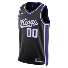 NBA Sacramento Kings Unisex Swingman Custom Jersey - Icon Edition - Black