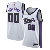 NBA Sacramento Kings Unisex Swingman Custom Jersey - Association Edition - White