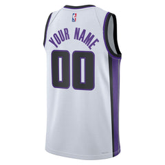 NBA Sacramento Kings Unisex Swingman Custom Jersey - Association Edition - White