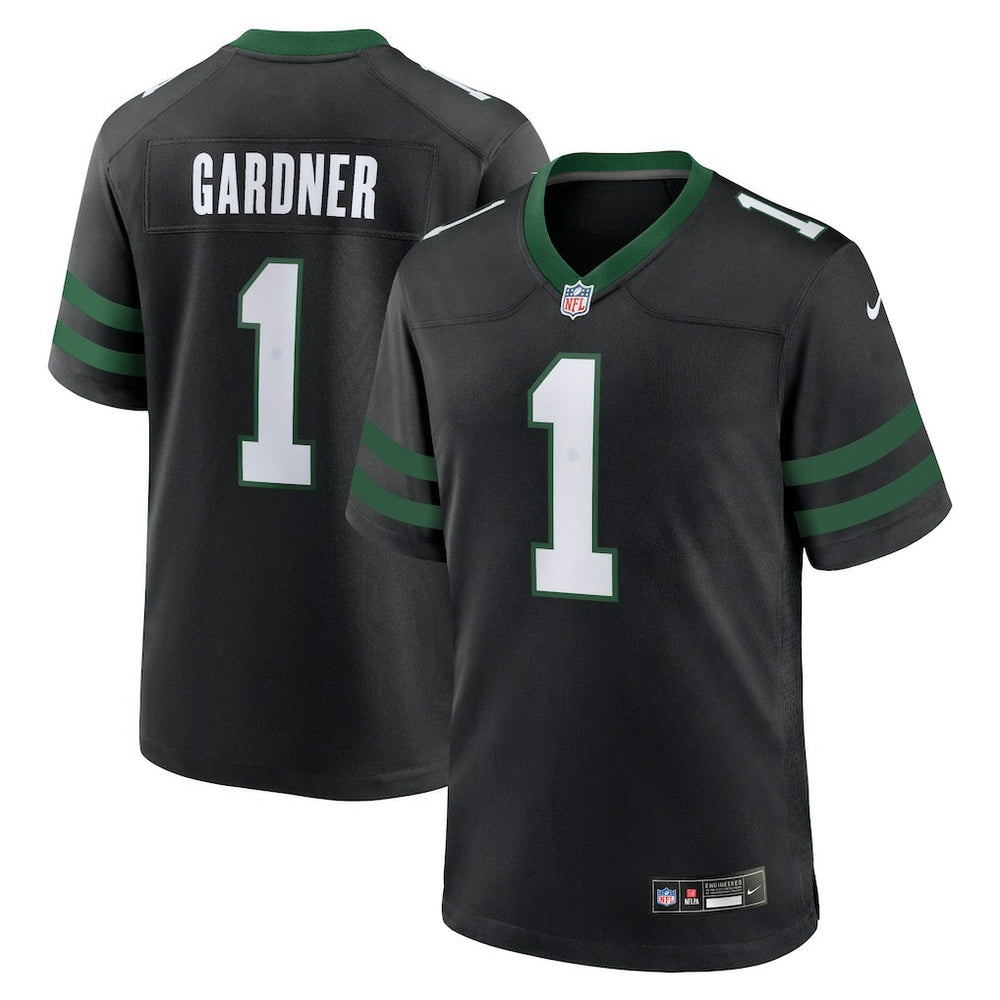 NFL Ahmad Sauce Gardner New York Jets Alternate Game Jersey - Legacy Black