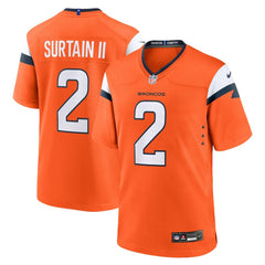 NFL Patrick Surtain II Denver Broncos Mile High Collection Game Jersey - Orange
