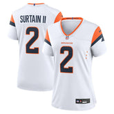 Patrick Surtain II Denver Broncos Women's Mile High Collection Game Jersey White
