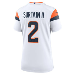 NFL Patrick Surtain II Denver Broncos Women's Mile High Collection Game Jersey - White
