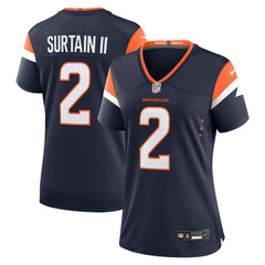 NFL Patrick Surtain II Denver Broncos Women's Mile High Collection Alternate Game Jersey - Navy