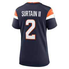 NFL Patrick Surtain II Denver Broncos Women's Mile High Collection Alternate Game Jersey - Navy