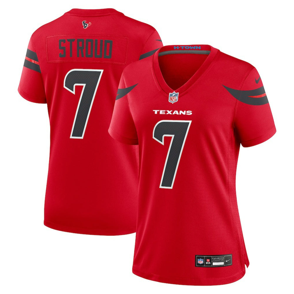 NFL C.J. Stroud Houston Texans Women's Alternate Game Jersey - Red