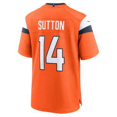NFL Courtland Sutton Denver Broncos Mile High Collection Game Jersey - Orange