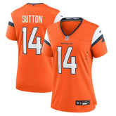 NFL Courtland Sutton Denver Broncos Women's Mile High Collection Game Jersey - Orange