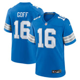 Jared Goff Detroit Lions Game Jersey Blue