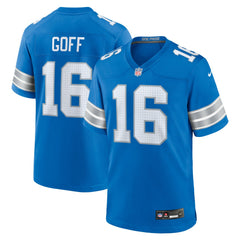 NFL Jared Goff Detroit Lions Game Jersey - Blue