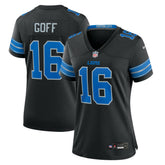 NFL Jared Goff Detroit Lions Women's 2nd Alternate Game Jersey - Black