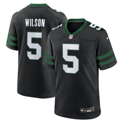 NFL Garrett Wilson New York Jets Alternate Game Jersey - Legacy Black