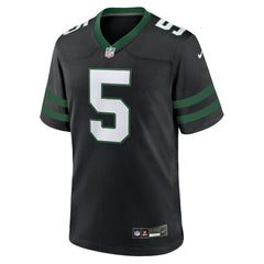 NFL Garrett Wilson New York Jets Alternate Game Jersey - Legacy Black