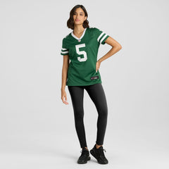 NFL Garrett Wilson New York Jets Women's Game Jersey - Legacy Green