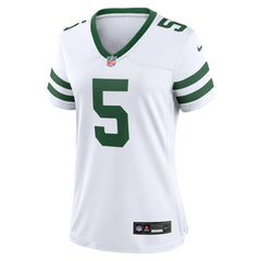 NFL Garrett Wilson New York Jets Women's Game Jersey - Legacy White