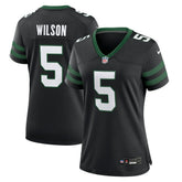 NFL Garrett Wilson New York Jets Women's Alternate Game Jersey - Legacy Black