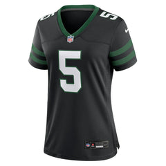 NFL Garrett Wilson New York Jets Women's Alternate Game Jersey - Legacy Black