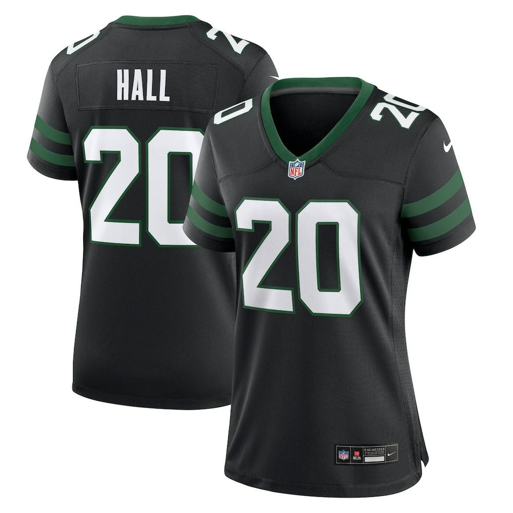 NFL Breece Hall New York Jets Women's Alternate Game Jersey - Legacy Black