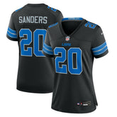 NFL Barry Sanders Detroit Lions Women's 2nd Alternate Retired Player Game Jersey - Black
