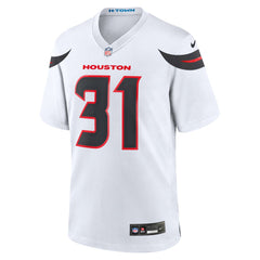 NFL Dameon Pierce Houston Texans Game Jersey - White