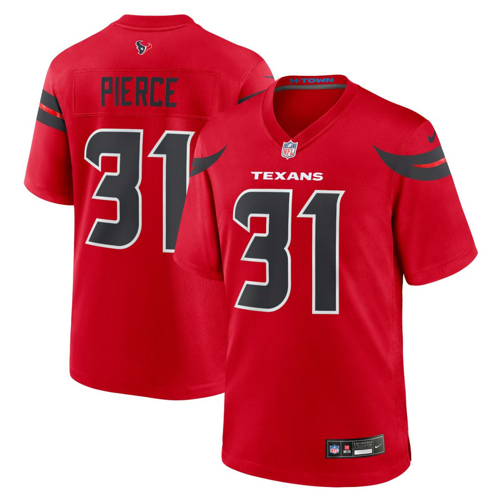 NFL Dameon Pierce Houston Texans Alternate Game Jersey - Red