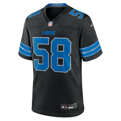NFL Penei Sewell Detroit Lions 2nd Alternate Game Jersey - Black