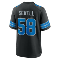NFL Penei Sewell Detroit Lions 2nd Alternate Game Jersey - Black