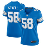NFL Penei Sewell Detroit Lions Women's Game Jersey - Blue