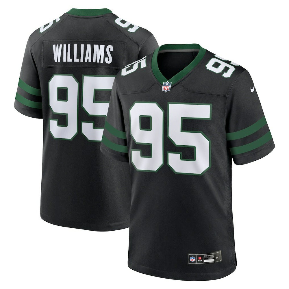 NFL Quinnen Williams New York Jets Alternate Game Jersey - Legacy Black