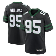 NFL Quinnen Williams New York Jets Alternate Game Jersey - Legacy Black