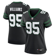 NFL Quinnen Williams New York Jets Women's Alternate Game Jersey - Legacy Black