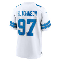 NFL Aidan Hutchinson Detroit Lions Game Jersey - White