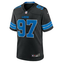 NFL Aidan Hutchinson Detroit Lions 2nd Alternate Game Jersey - Black