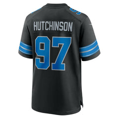 NFL Aidan Hutchinson Detroit Lions 2nd Alternate Game Jersey - Black
