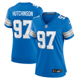 NFL Aidan Hutchinson Detroit Lions Women's Game Jersey - Blue