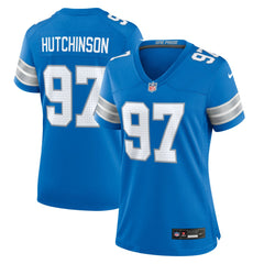 NFL Aidan Hutchinson Detroit Lions Women's Game Jersey - Blue
