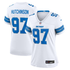 NFL Aidan Hutchinson Detroit Lions Women's Game Jersey - White