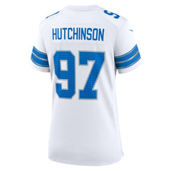 NFL Aidan Hutchinson Detroit Lions Women's Game Jersey - White