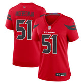 NFL Will Anderson Jr. Houston Texans Women's Alternate Game Jersey - Red