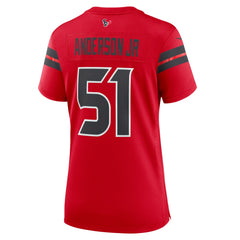 NFL Will Anderson Jr. Houston Texans Women's Alternate Game Jersey - Red
