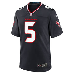 NFL Jalen Pitre Houston Texans Game Jersey - Navy