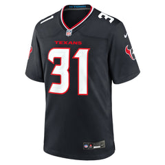 NFL Dameon Pierce Houston Texans Game Jersey - Navy