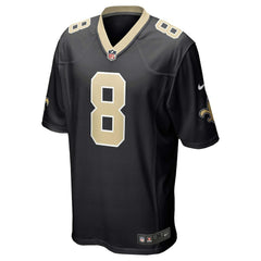 NFL Archie Manning New Orleans Saints Retired Player Game Jersey - Black
