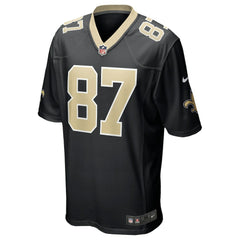 NFL Foster Moreau New Orleans Saints Game Jersey - Black