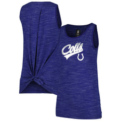 Indianapolis Colts New Era Women's Space Dye Active Tank Top Royal