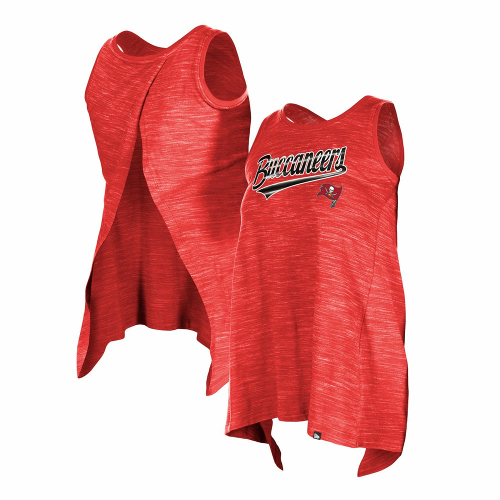 Tampa Bay Buccaneers New Era Women's Space Dye Active Tank Top Red