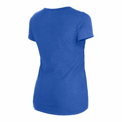 Seattle Seahawks New Era Women's Enzyme Wash Low V-Neck T-Shirt Royal