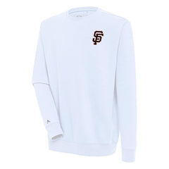 San Francisco Giants Antigua Victory Pullover Sweatshirt - White Pullover