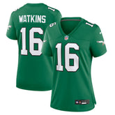 NFL Quez Watkins Philadelphia Eagles Women's Alternate Game Jersey - Kelly Green