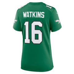 NFL Quez Watkins Philadelphia Eagles Women's Alternate Game Jersey - Kelly Green